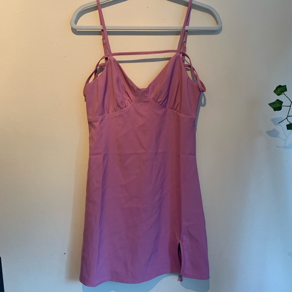 Le Lis Pink Strappy Mini Dress - Picture 6 of 8